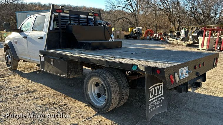 image for item LK9654 2012 Dodge Ram 4500 Crew Cab flatbed truck