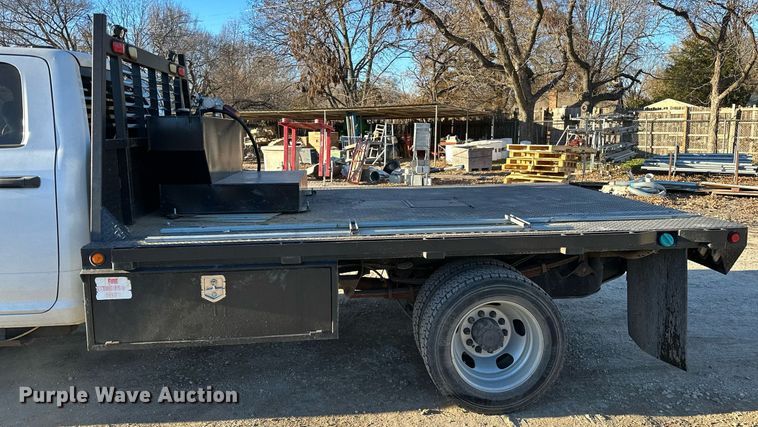 image for item LK9654 2012 Dodge Ram 4500 Crew Cab flatbed truck