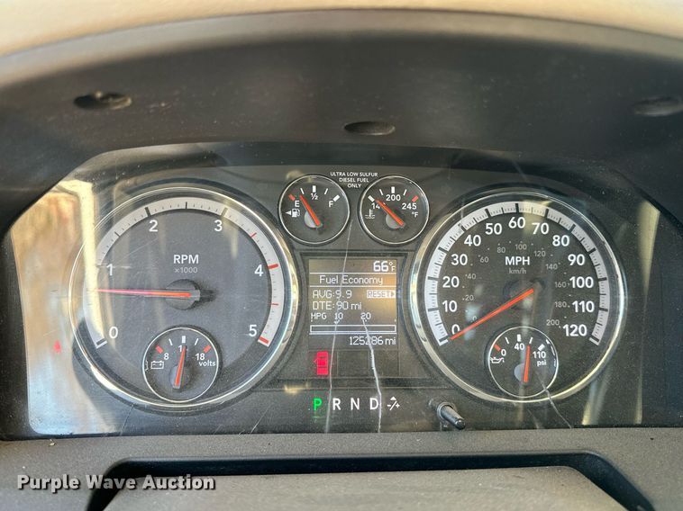 image for item LK9654 2012 Dodge Ram 4500 Crew Cab flatbed truck