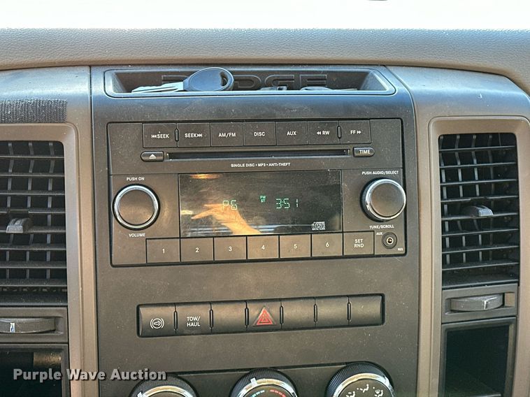 image for item LK9654 2012 Dodge Ram 4500 Crew Cab flatbed truck