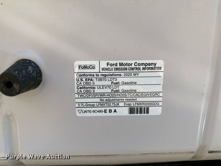 image for item LK9659 2020 Ford F150  SuperCrew pickup truck