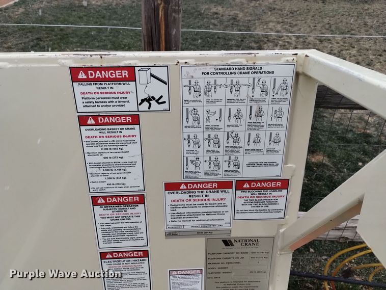 image for item LN9904 2011 National Crane 995000052  crane basket