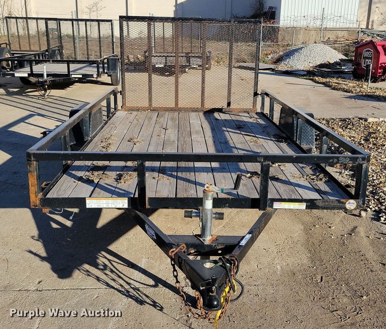 image for item LO9995 2019 Sure-Trac ST8212TA-B-030  utility trailer