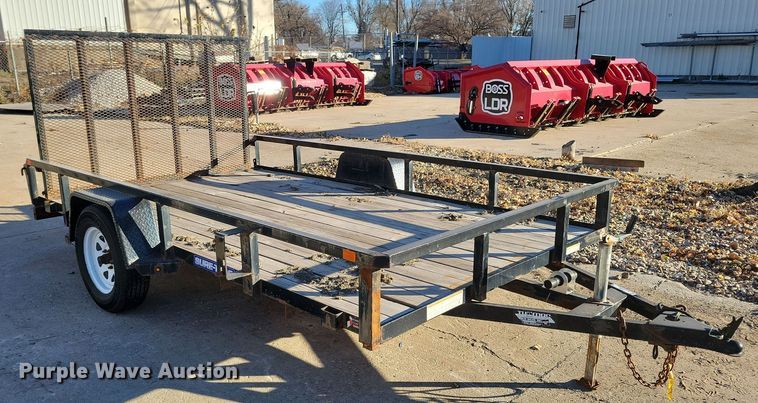 image for item LO9995 2019 Sure-Trac ST8212TA-B-030  utility trailer