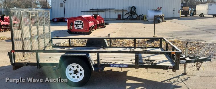 image for item LO9995 2019 Sure-Trac ST8212TA-B-030  utility trailer