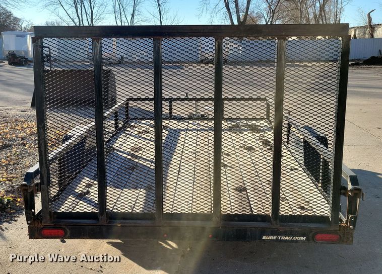 image for item LO9995 2019 Sure-Trac ST8212TA-B-030  utility trailer