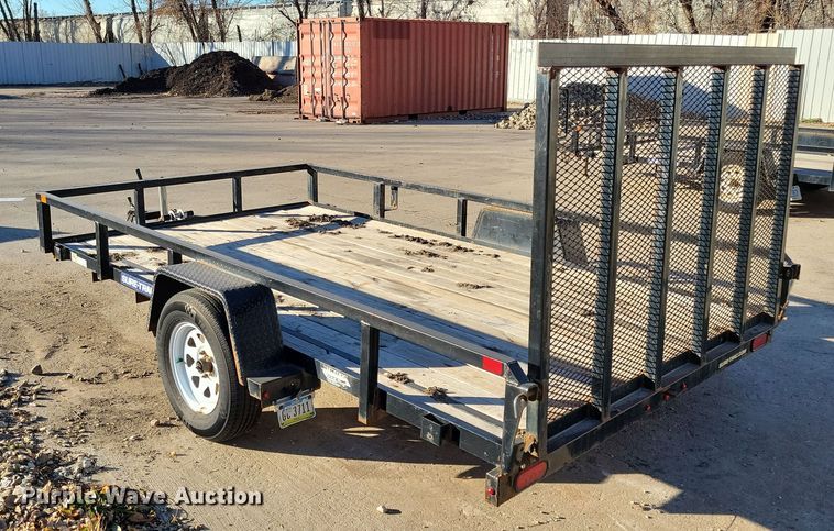 image for item LO9995 2019 Sure-Trac ST8212TA-B-030  utility trailer