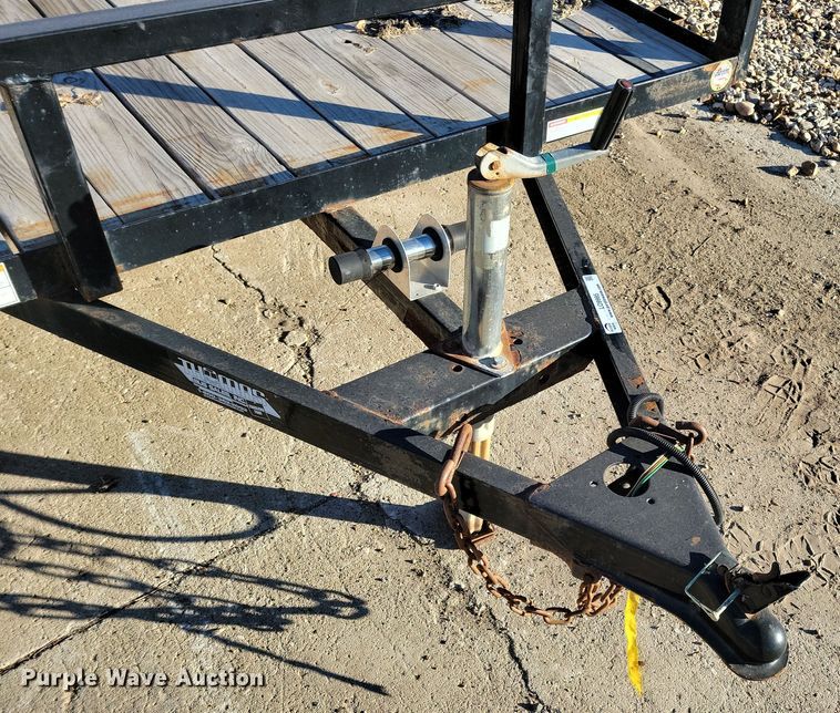 image for item LO9995 2019 Sure-Trac ST8212TA-B-030  utility trailer