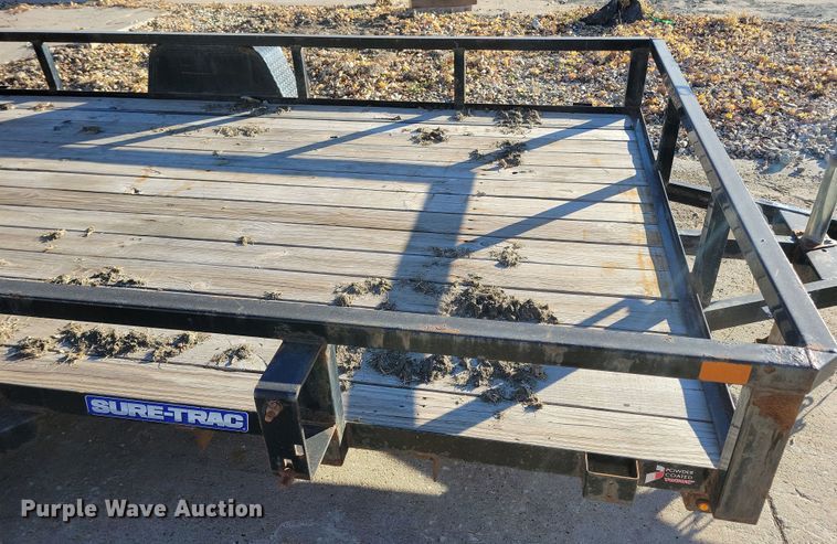 image for item LO9995 2019 Sure-Trac ST8212TA-B-030  utility trailer