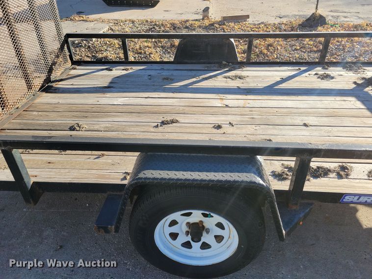 image for item LO9995 2019 Sure-Trac ST8212TA-B-030  utility trailer