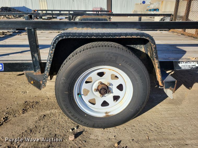 image for item LO9995 2019 Sure-Trac ST8212TA-B-030  utility trailer