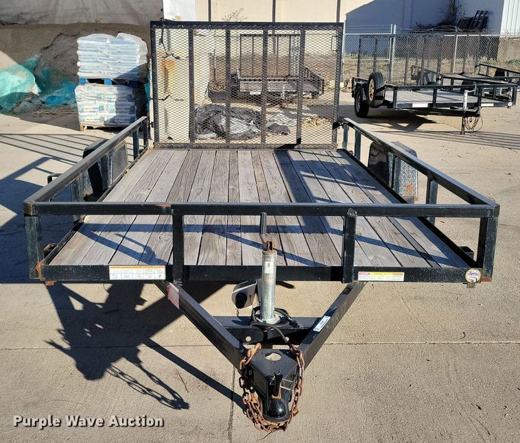 image for item LO9996 2019 Sure-Trac ST8212TA-B-030  utility trailer