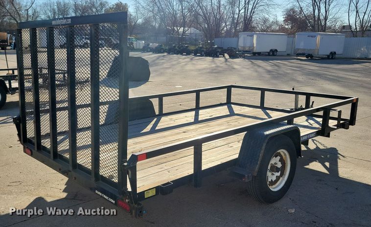 image for item LO9996 2019 Sure-Trac ST8212TA-B-030  utility trailer