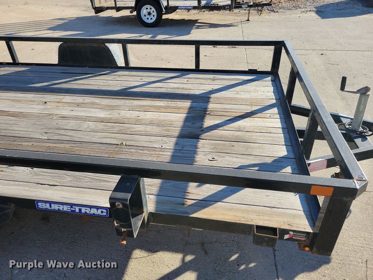 image for item LO9996 2019 Sure-Trac ST8212TA-B-030  utility trailer