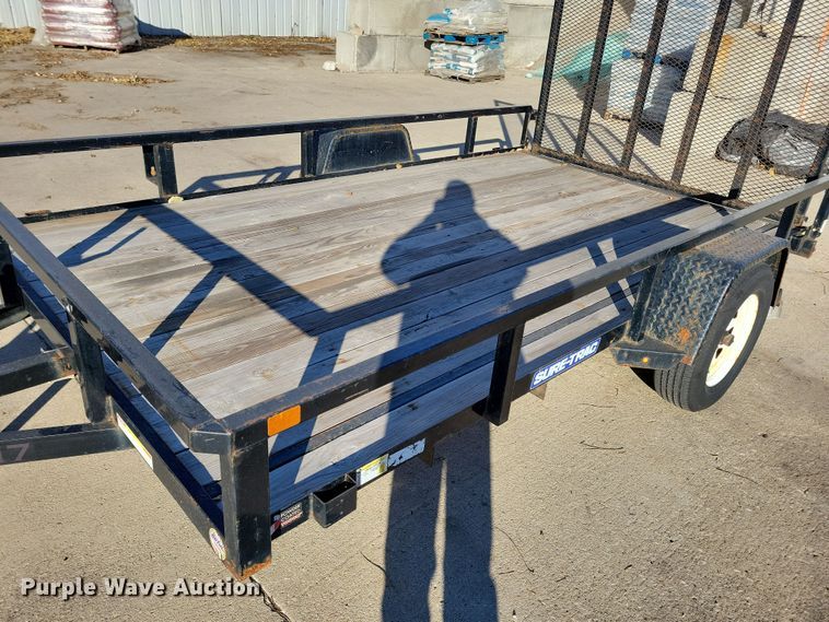 image for item LO9996 2019 Sure-Trac ST8212TA-B-030  utility trailer