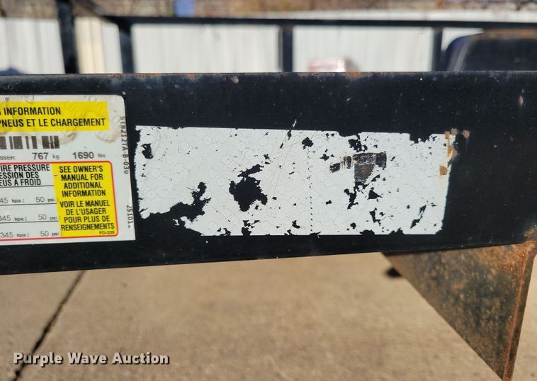 image for item LO9996 2019 Sure-Trac ST8212TA-B-030  utility trailer