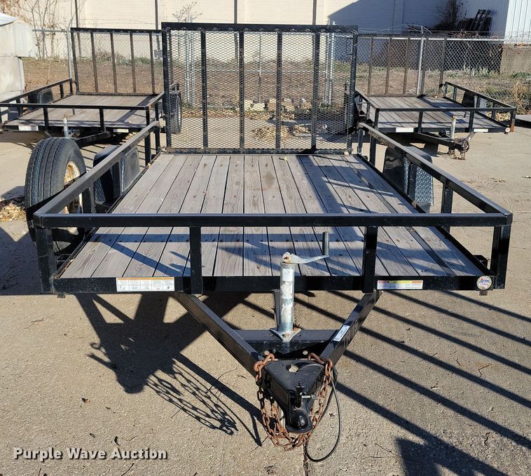 image for item LO9997 2020 Sure-Trac ST8212TA-B-030  utility trailer