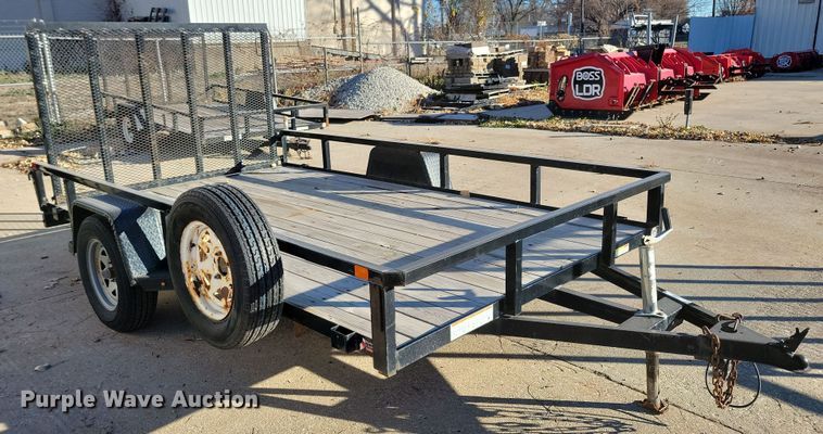 image for item LO9997 2020 Sure-Trac ST8212TA-B-030  utility trailer