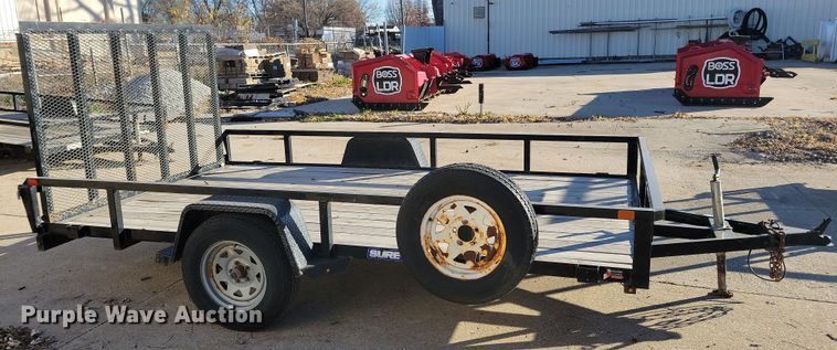 image for item LO9997 2020 Sure-Trac ST8212TA-B-030  utility trailer