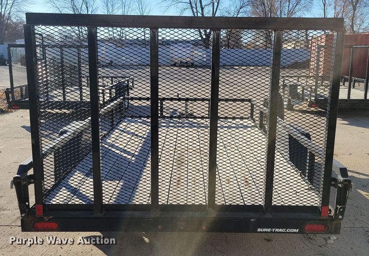 image for item LO9997 2020 Sure-Trac ST8212TA-B-030  utility trailer