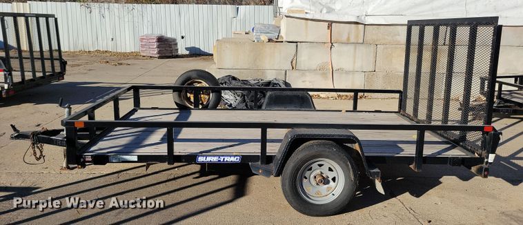 image for item LO9997 2020 Sure-Trac ST8212TA-B-030  utility trailer