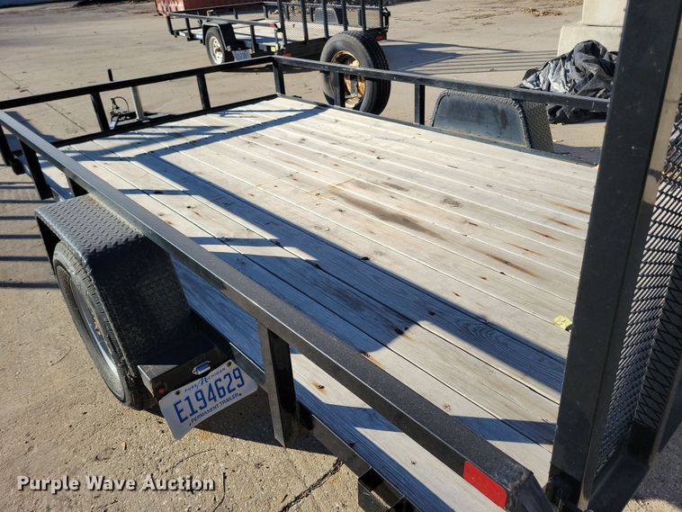 image for item LO9997 2020 Sure-Trac ST8212TA-B-030  utility trailer