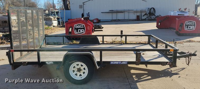 image for item LO9998 2019 Sure-Trac ST8212TA-B-030  utility trailer