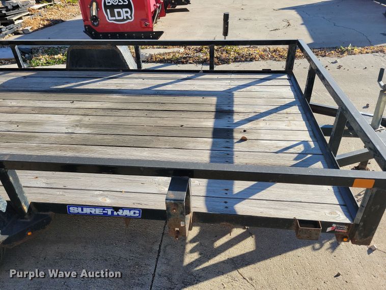 image for item LO9998 2019 Sure-Trac ST8212TA-B-030  utility trailer