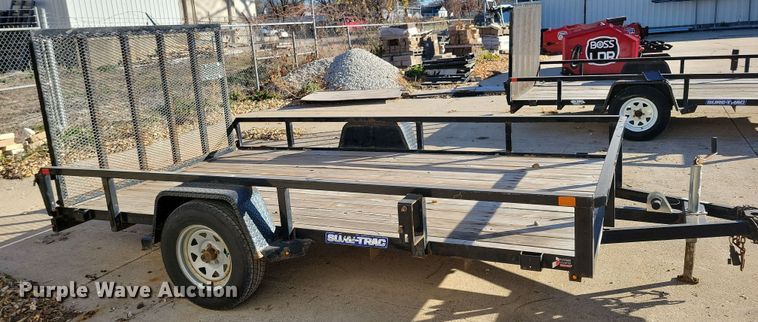 image for item LO9999 2020 Sure-Trac ST8212TA-B-030  utility trailer