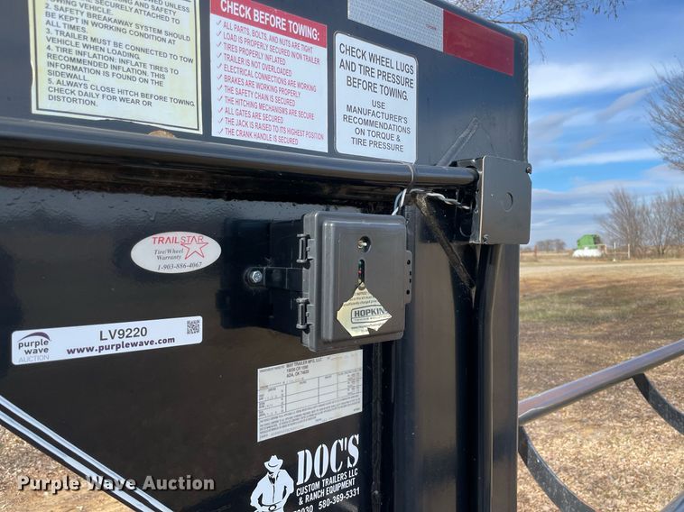 image for item LV9220 2018 May Trailer  hay bale trailer