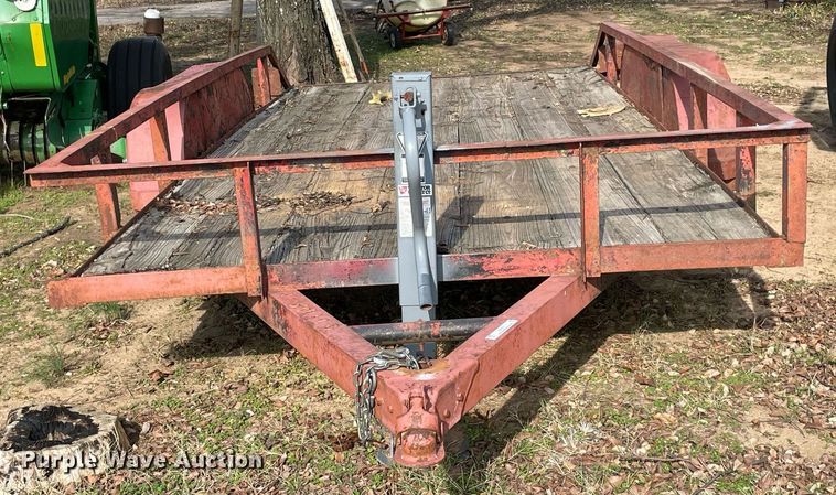 image for item LV9231 Shop built  utility trailer