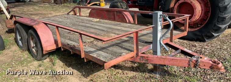 image for item LV9231 Shop built  utility trailer