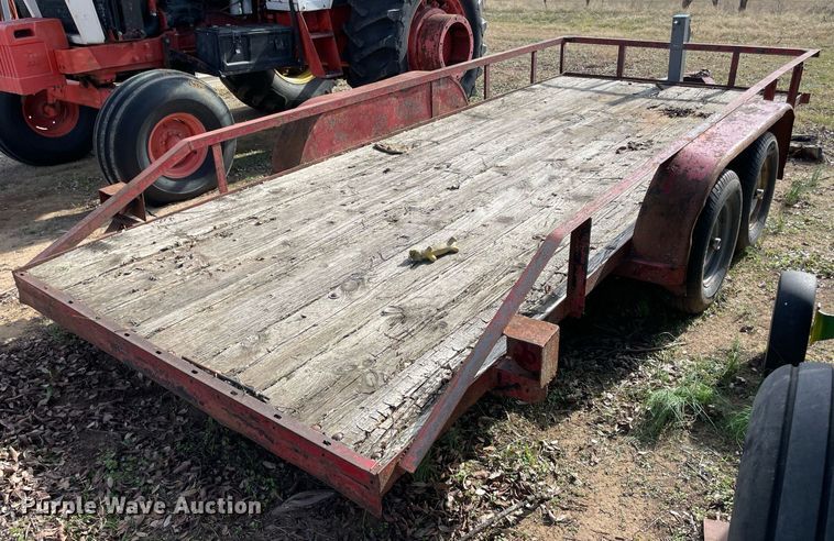 image for item LV9231 Shop built  utility trailer