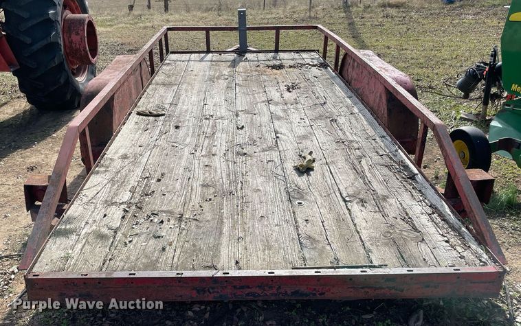 image for item LV9231 Shop built  utility trailer