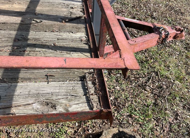 image for item LV9231 Shop built  utility trailer