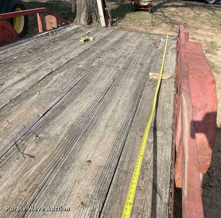 image for item LV9231 Shop built  utility trailer