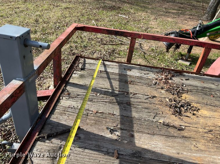 image for item LV9231 Shop built  utility trailer