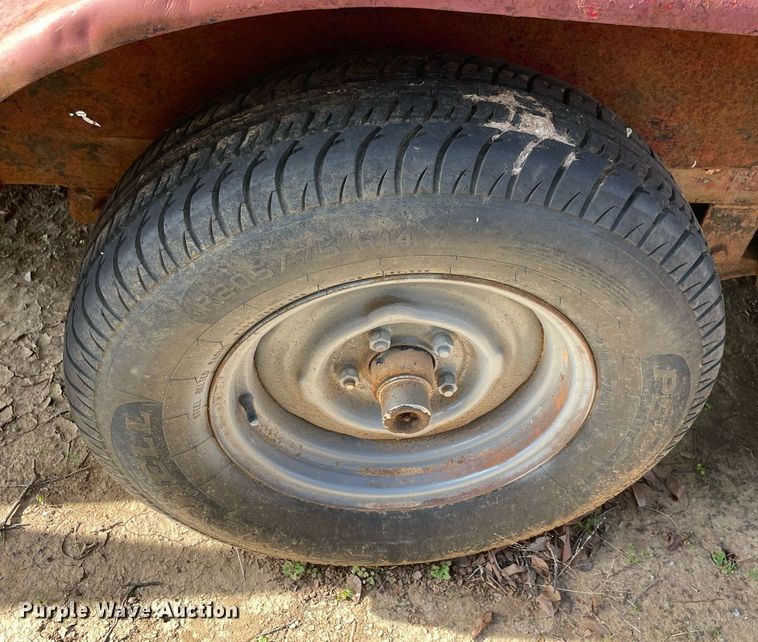 image for item LV9231 Shop built  utility trailer