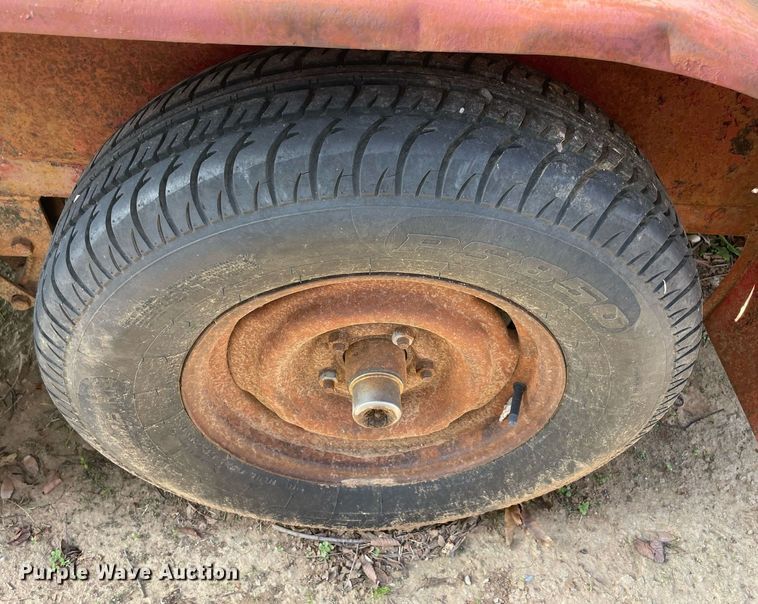 image for item LV9231 Shop built  utility trailer