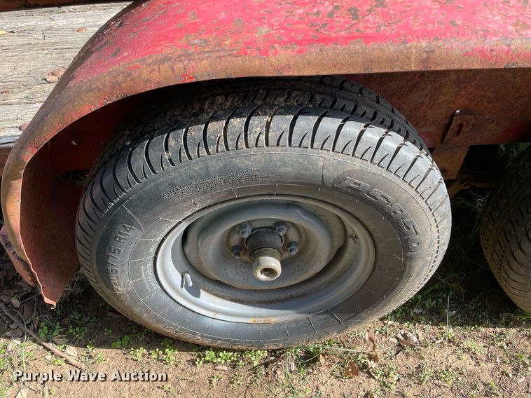 image for item LV9231 Shop built  utility trailer