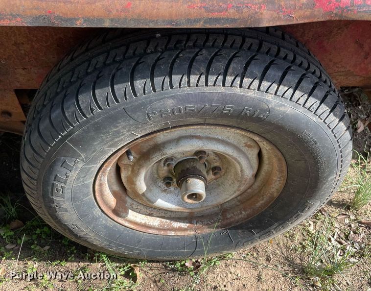 image for item LV9231 Shop built  utility trailer