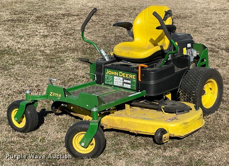 image for item LV9235 John Deere Z375R  ZTR lawn mower