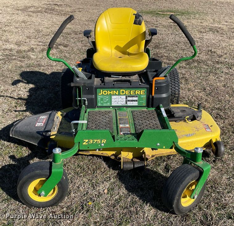 image for item LV9235 John Deere Z375R  ZTR lawn mower