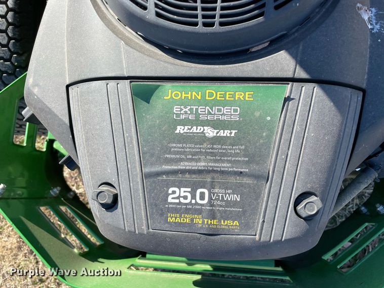 image for item LV9235 John Deere Z375R  ZTR lawn mower