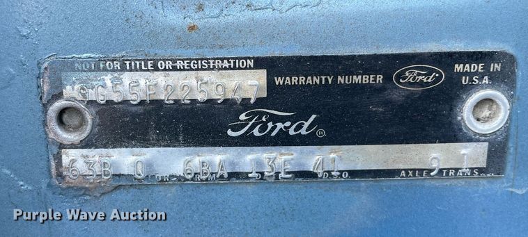 image for item LV9972 1969 Ford Galaxie