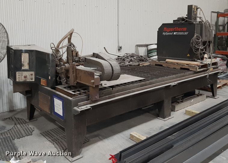 image for item LX9878 Hypertherm Hyspeed HT2000LHF   plasma cutting table