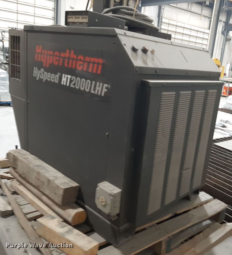 image for item LX9878 Hypertherm Hyspeed HT2000LHF   plasma cutting table