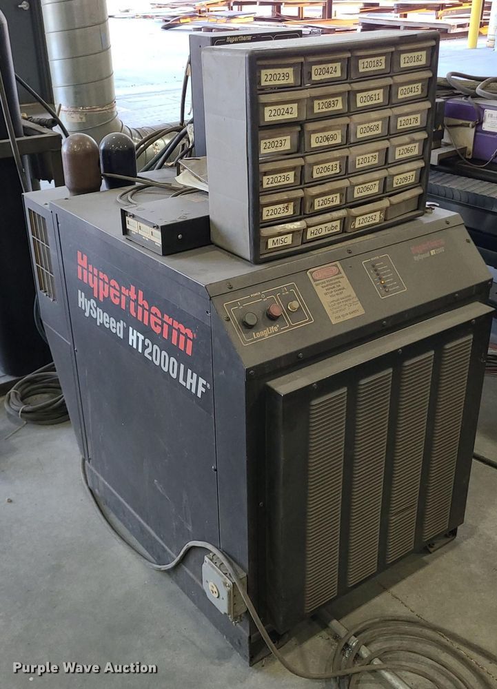 image for item LX9878 Hypertherm Hyspeed HT2000LHF   plasma cutting table