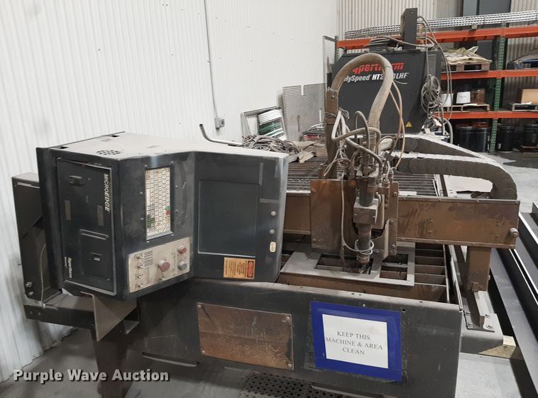 image for item LX9878 Hypertherm Hyspeed HT2000LHF   plasma cutting table