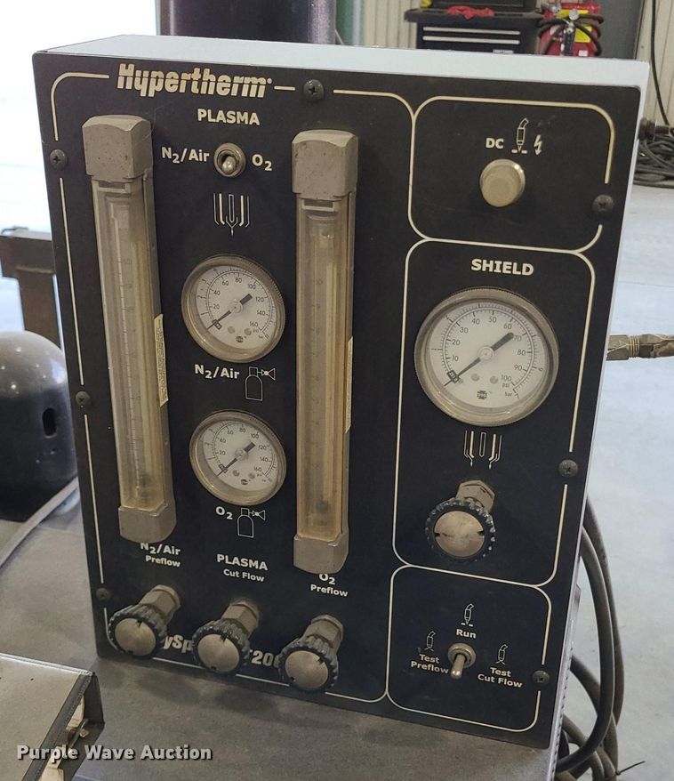 image for item LX9878 Hypertherm Hyspeed HT2000LHF   plasma cutting table